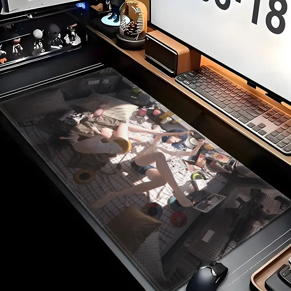 

Anime Girl Gaming Mouse Pad Non-Slip Precise Control, HD Character Print, Premium Desk Mat Suitable for Esports Players & Otakus