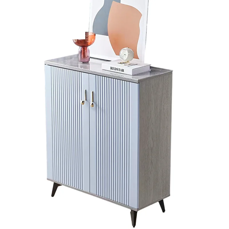 

Легкий роскошный шкаф для обуви у стены, большая вместимость в дом, современная простота, утолщение.