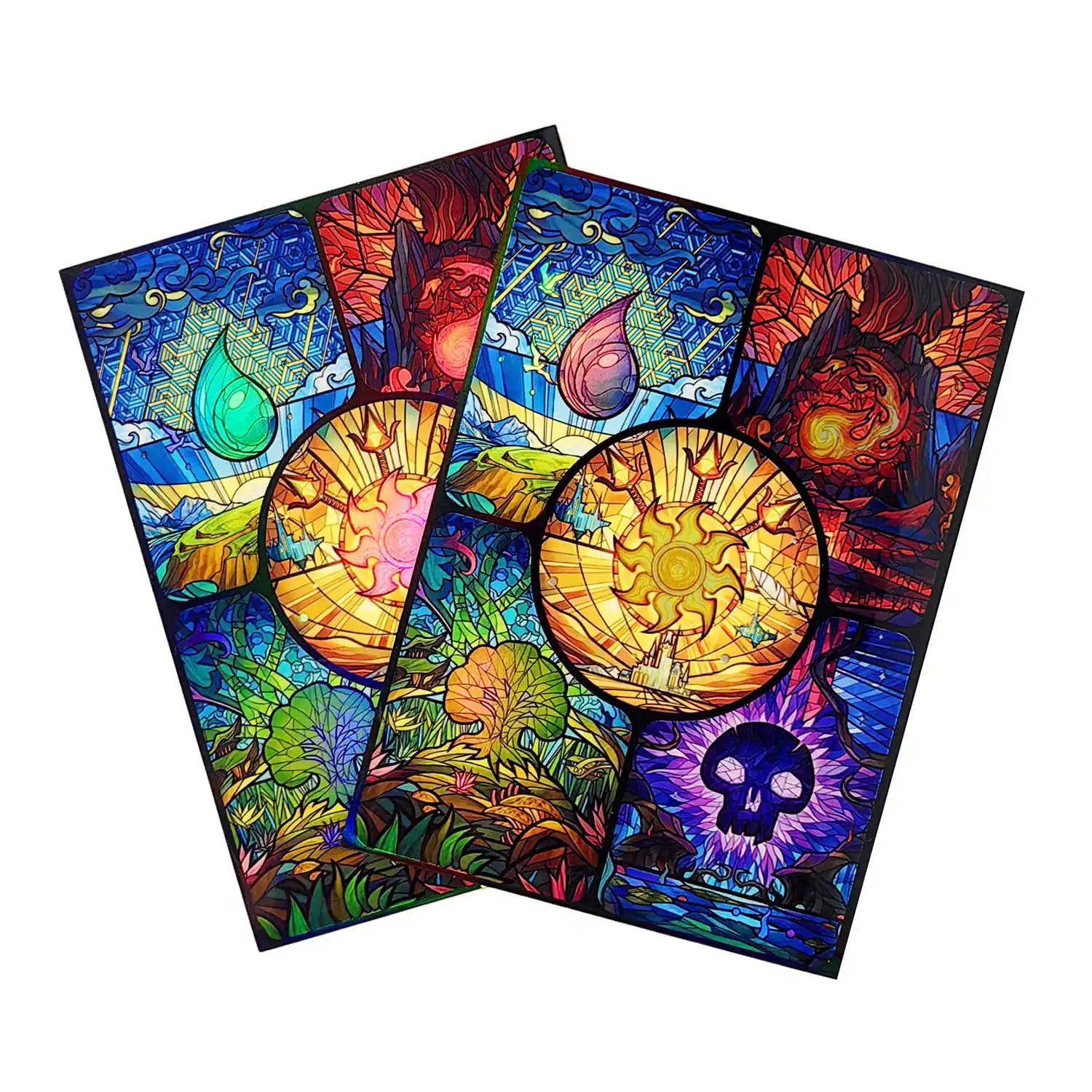 60PCS Holo Anime Ca… - image