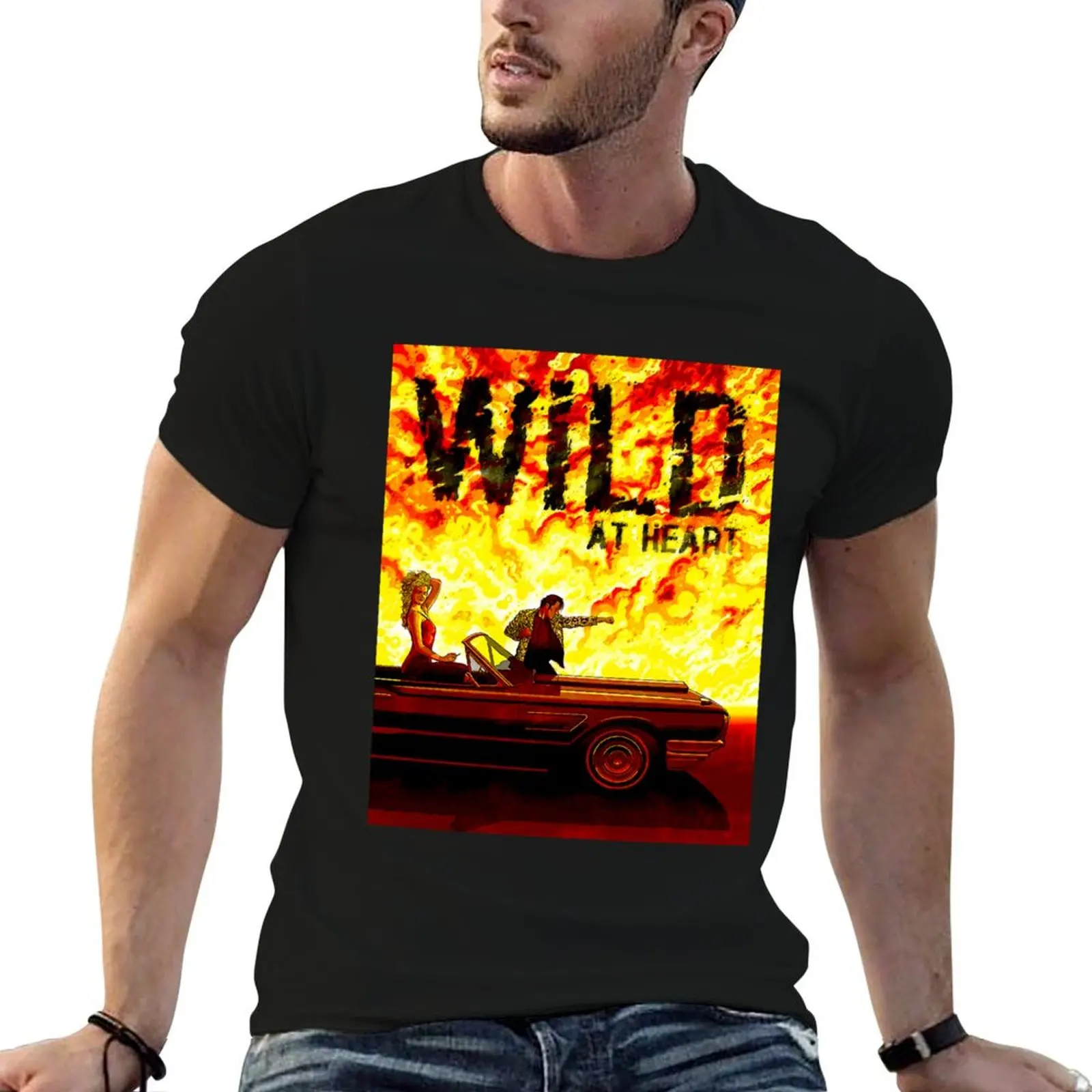 

Wild at Heart T-Shirt graphic tee shirt graphic t shirt vintage rapper graphic tees Short sleeve tee men