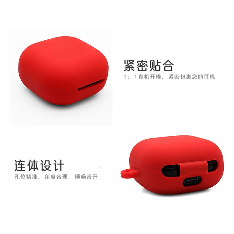 เคสซิลิโคนป้องกันการตกสำหรับ Samsung Galaxy Bugs รุ่น3rd ไร้สายบลูทูธลดเสียงรบกวน