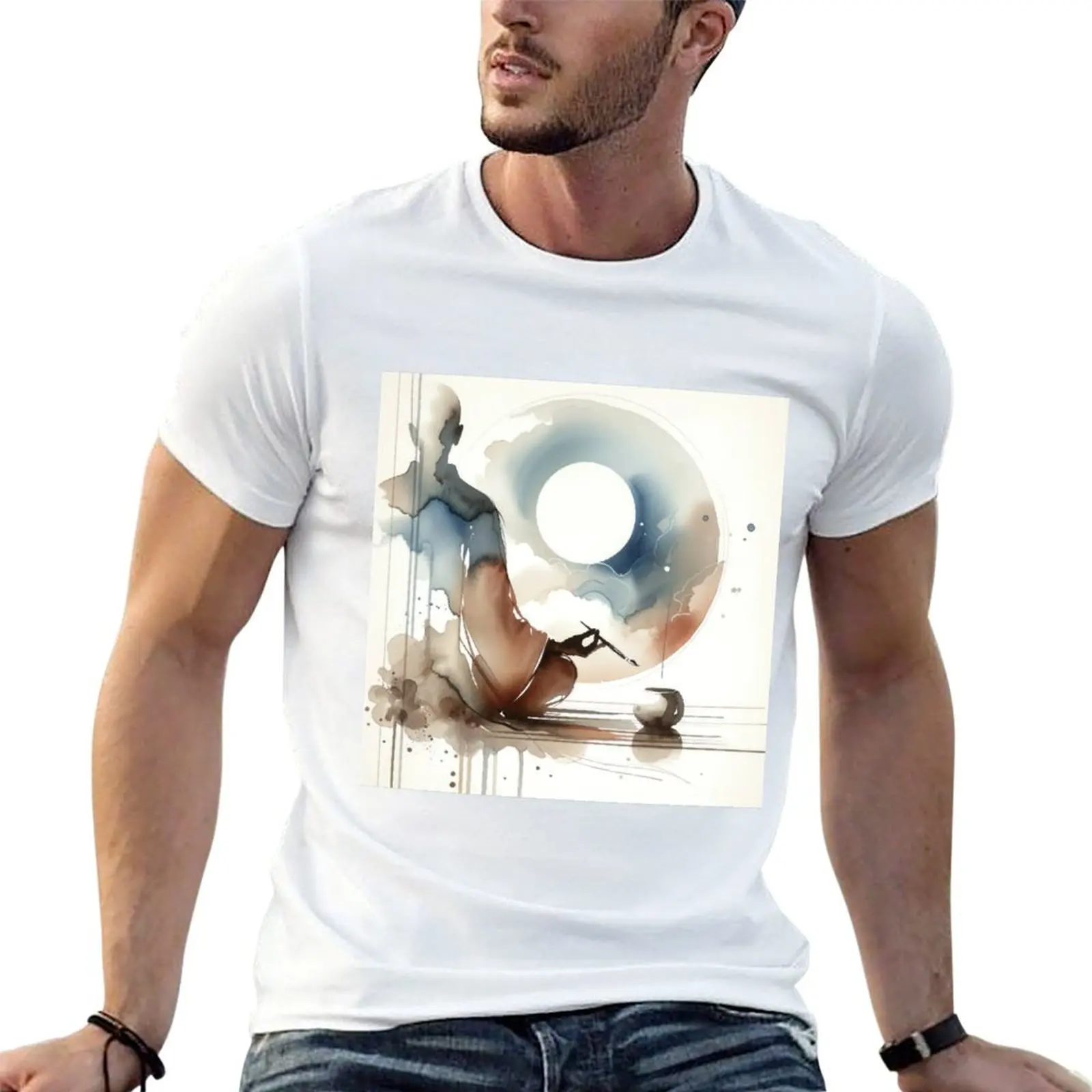 T-shirt Clarity of Zen Contemplation, T-shirt athlétique anti-humidité