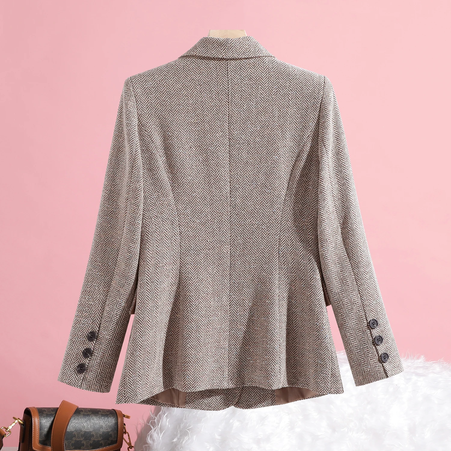 NAVIU costume veste femmes tempérament Socialite pardessus printemps automne nouveaux vêtements d'extérieur Design Chic élégant Blazer manteau femmes hauts