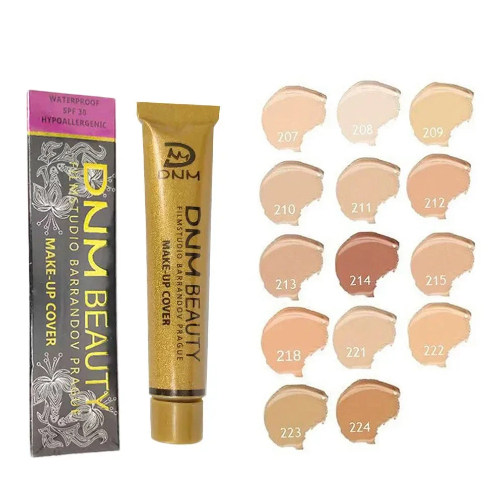 Crème de fond de teint anti-cernes pour le visage, petite crème anti-cernes, couverture professionnelle des imperfections, tatouage des taches foncées, maquillage du contour, liquide anti-cernes, cosmétique, 30g