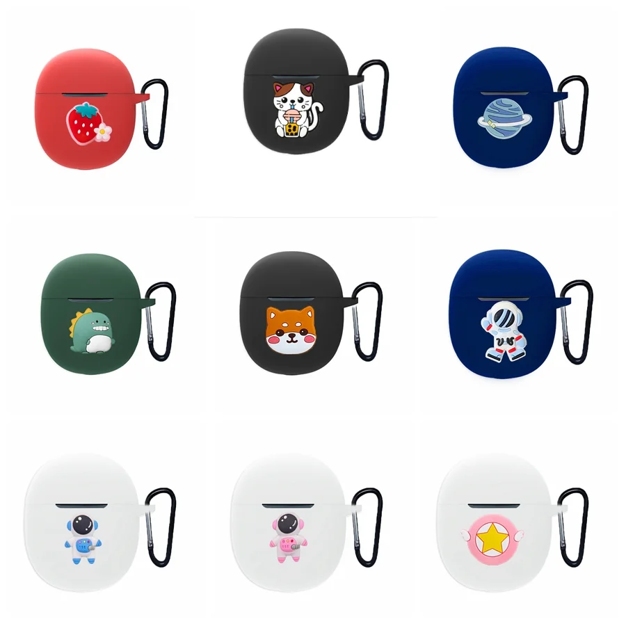 Oraimo-funda de silicona con dibujos animados para auriculares, carcasa protectora con diseño de animales, para FreePods Neo OTW-330S