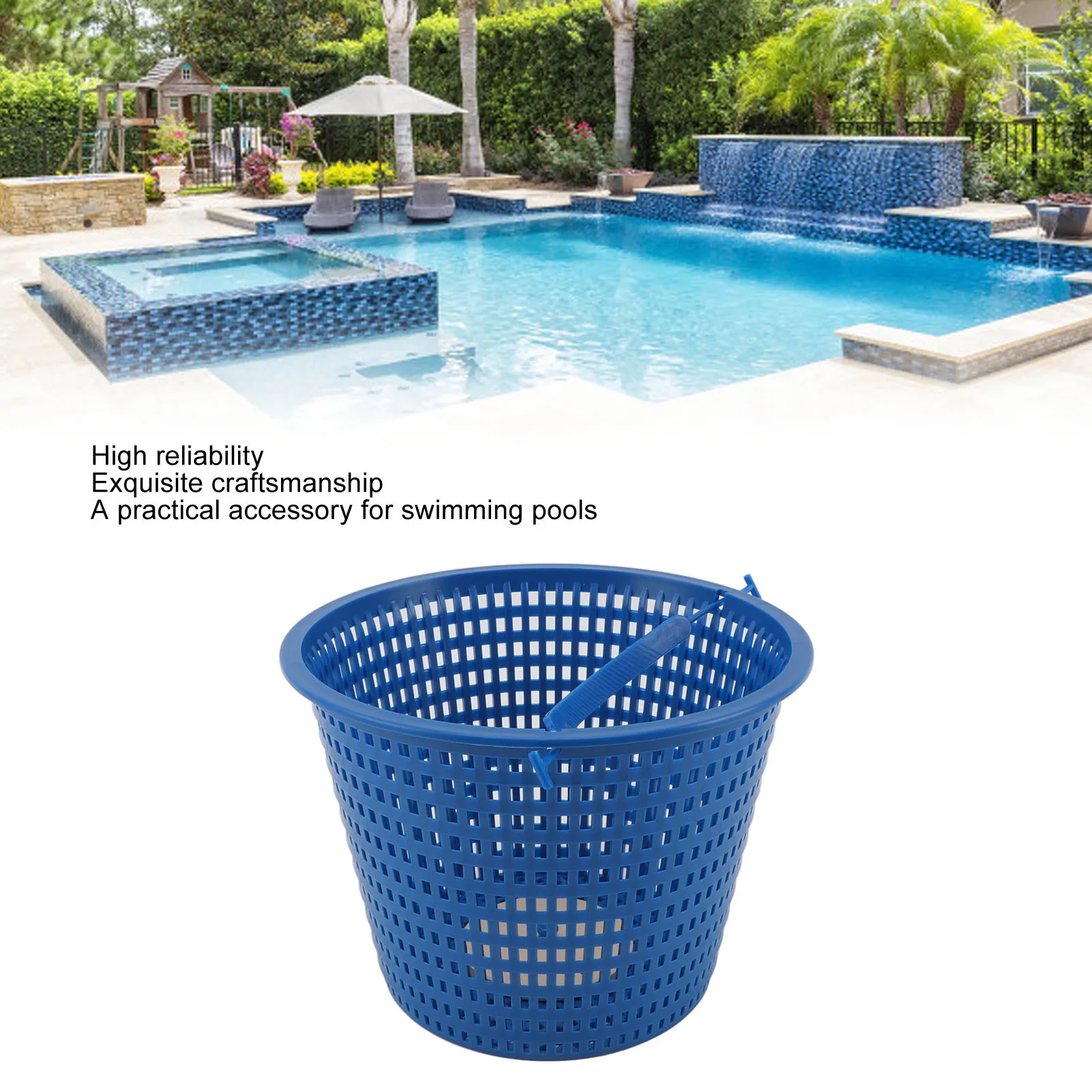 

Pool Filter Basket Replacement Pool Skimmer Basket With Handle For Hayward SPX1070E B9 R211100 Spas Hot Tubs