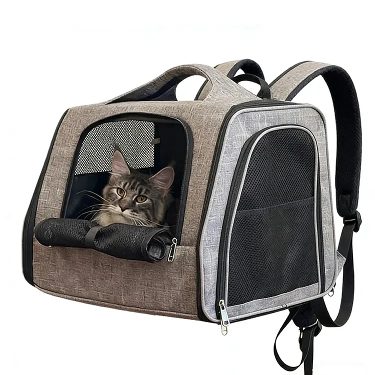 Cat bag portable for outdoor use for small dogs and cats Car bag for outdoor use for pets Large capacity backpack for outdoor