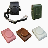 PU Case Cover Bag for Sony ZV1 RX100 II III IV V VI VII Canon PowerShot SX710 SX720 SX730 SX740 HS G9X RICOH GR II GR III Camera