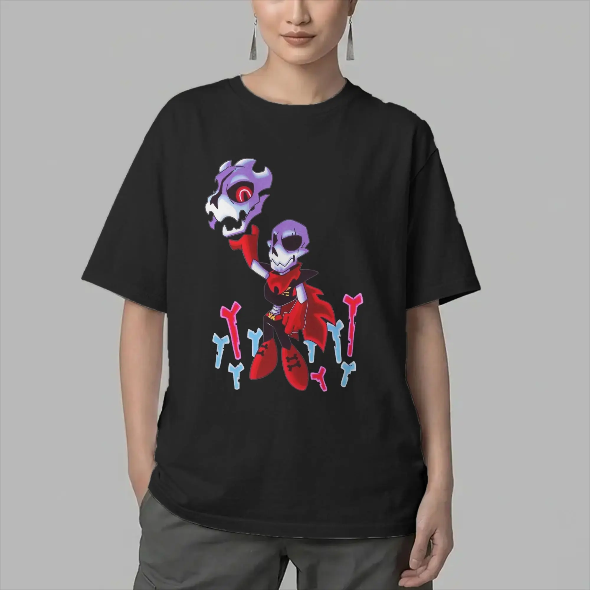 Men Game Undertales Papyrus T Shirts  Cotton Clothes Vintage Short Sleeve Round Collar Tee Shirt New Arrival T-Shirt