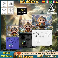 ANBERNIC RG 40XXV Retro przenośna konsola do gier 64-bitowy ekran Linux 4.0'' IPS WIFI 256G PSP RGB Joystick HD-Support Wyjście RG40XXV