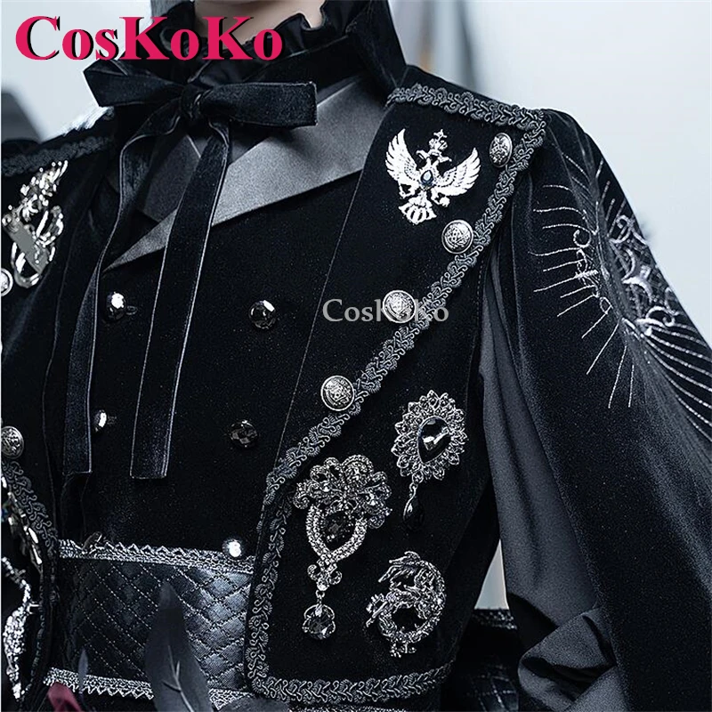 CosKoKo Ciel Phantomhive Cosplay Anime Black Butler Costume 15th Anniversary bello smoking Halloween Party gioco di ruolo abbigliamento