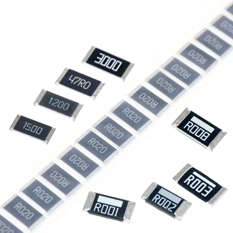 50개/세트 2512 SMD 칩 저항기 5% 0R-1M R001 R010 R100 R020 1R 10R 100R 1K 10K 100K 1M 옴