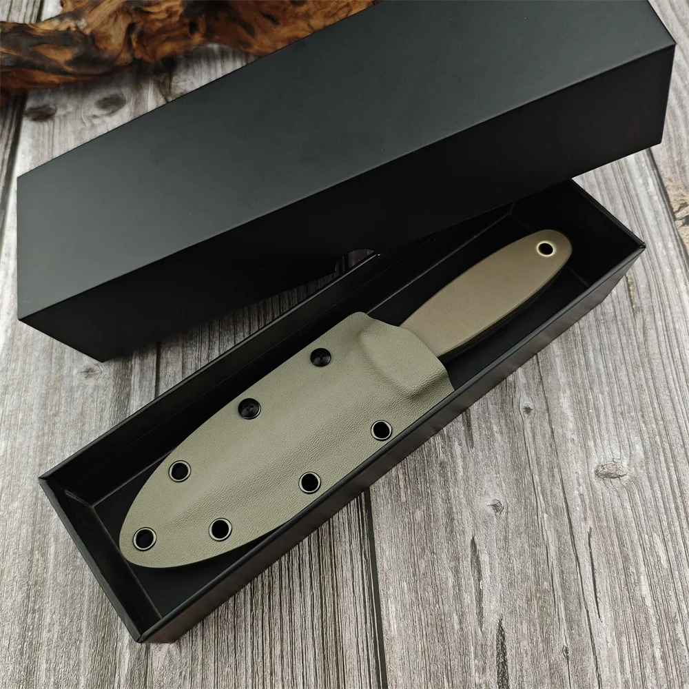 Survival Tactical Hunting Knife D2 Steel Blade G10 Handles Fixed Blade Knife Camping Edc Multitool Self Defense Pocket Knife