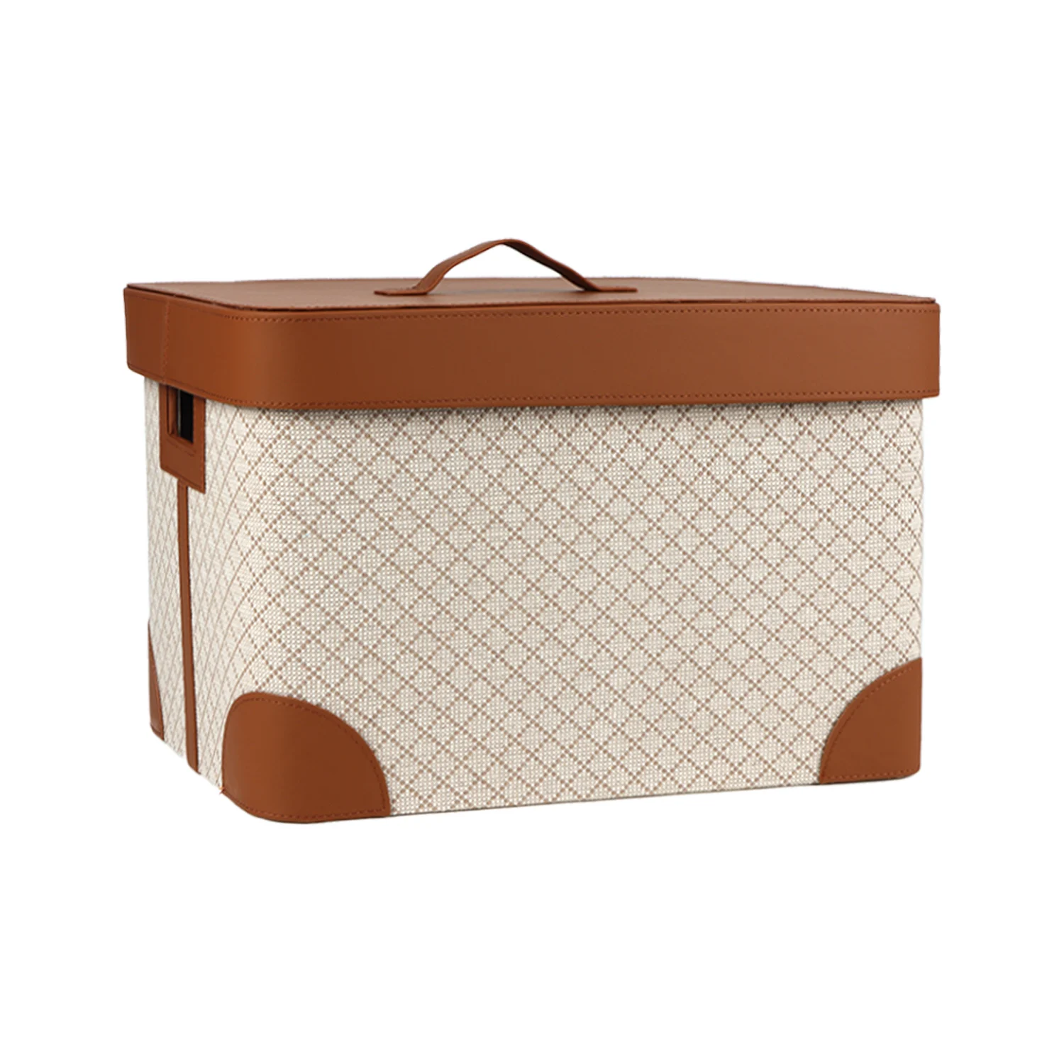 

Premium sense household woven storage frame basket bedroom cloakroom dirty clothes basket with lid storage box