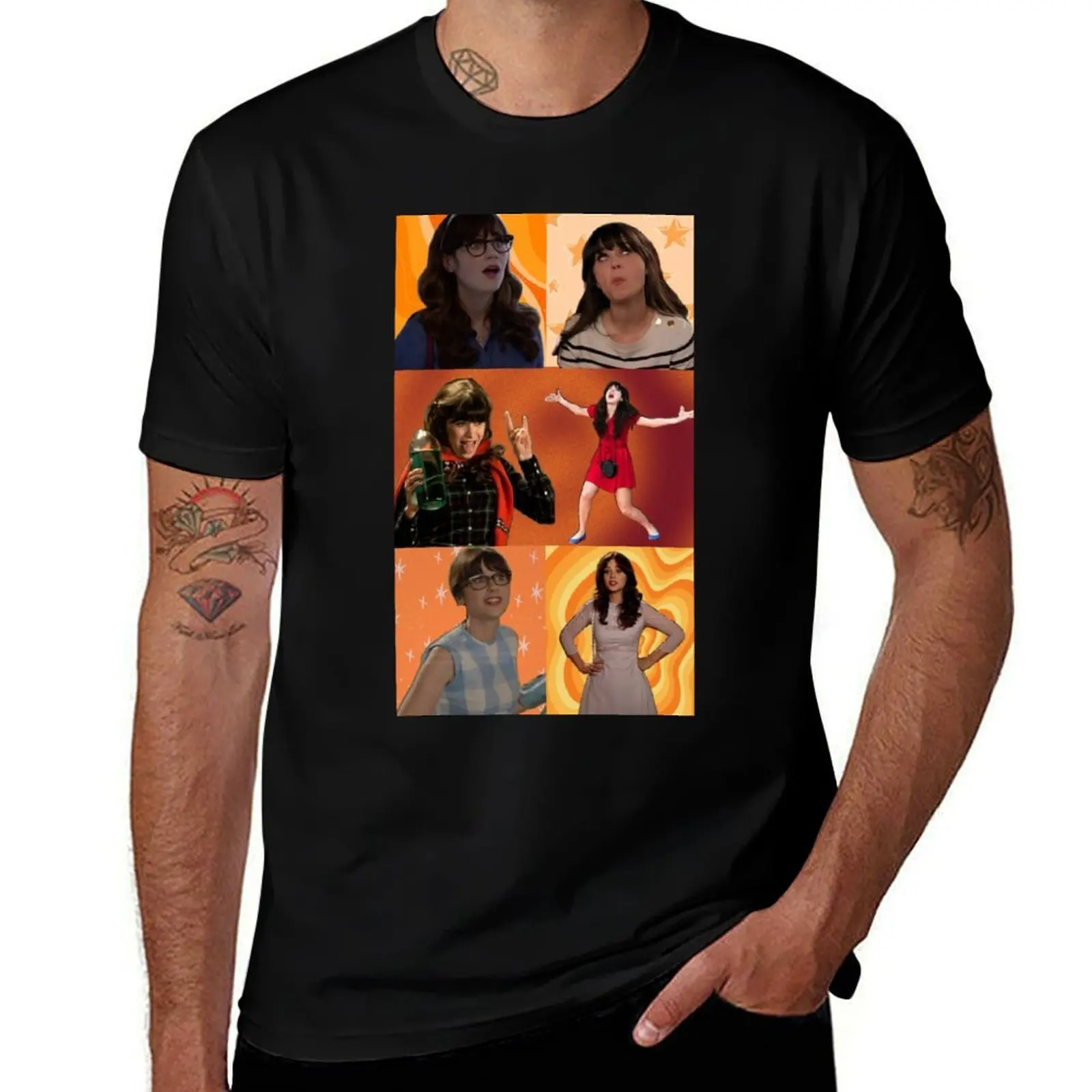 

Jessica Day T-Shirt oversizeds cotton graphic tees Luxury man t shirt men 100℅ cotton
