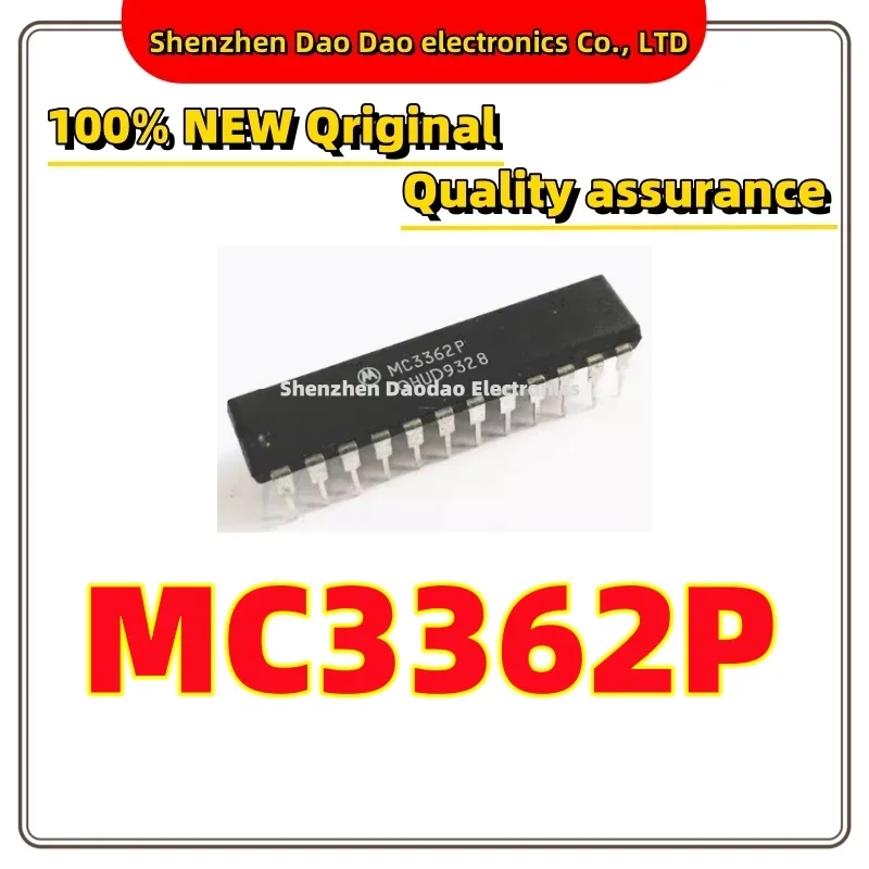 

5Pcs MC3362P DIP-24 Low power dual frequency conversion FM receiver chip IC new original