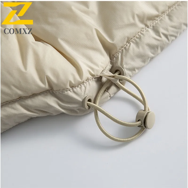 COMXZ Men Winter Jackets 2025 Thick Snow Camping Cold-Resistant Lightweight Daily Padded Jacket High Quality Trip Padding Coat