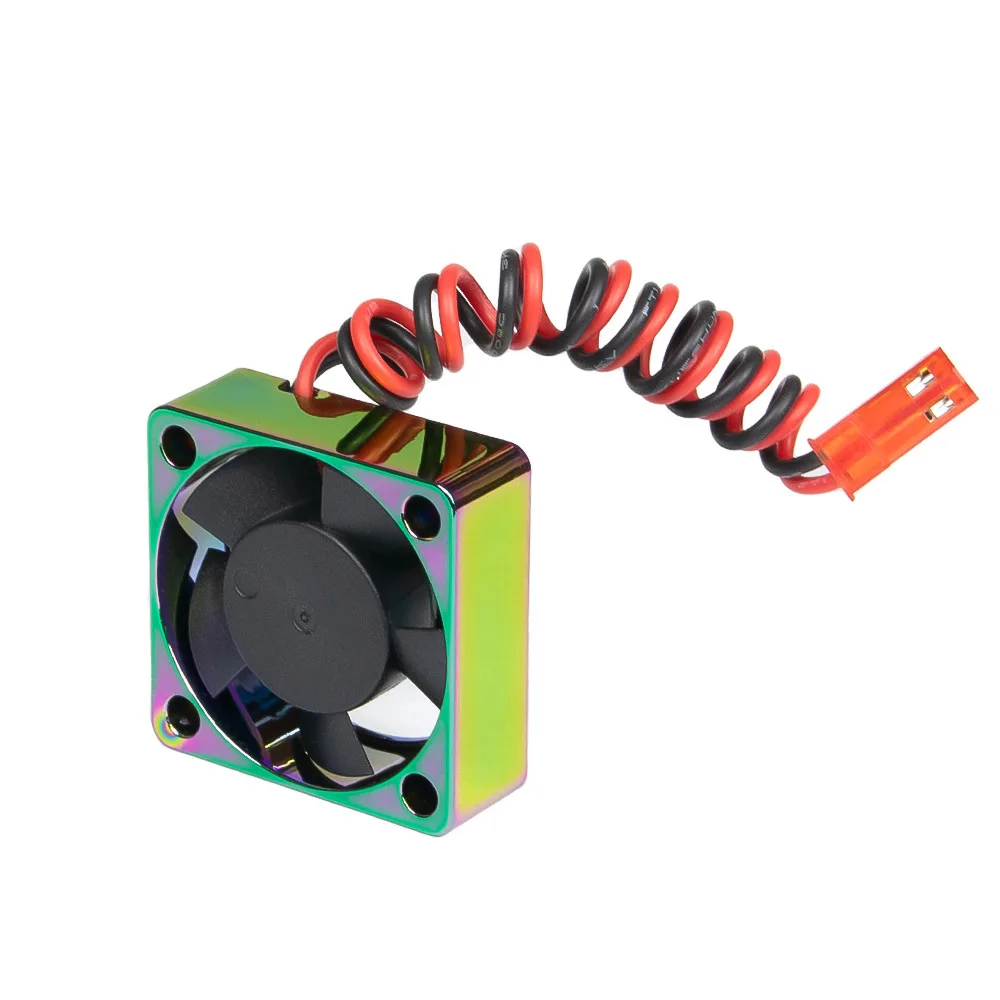 Colorful Heat Dissipation Aluminum Alloy 3010 Fan High Speed Fan 28000RPM for RC Model Motor Electric Tuning Universal