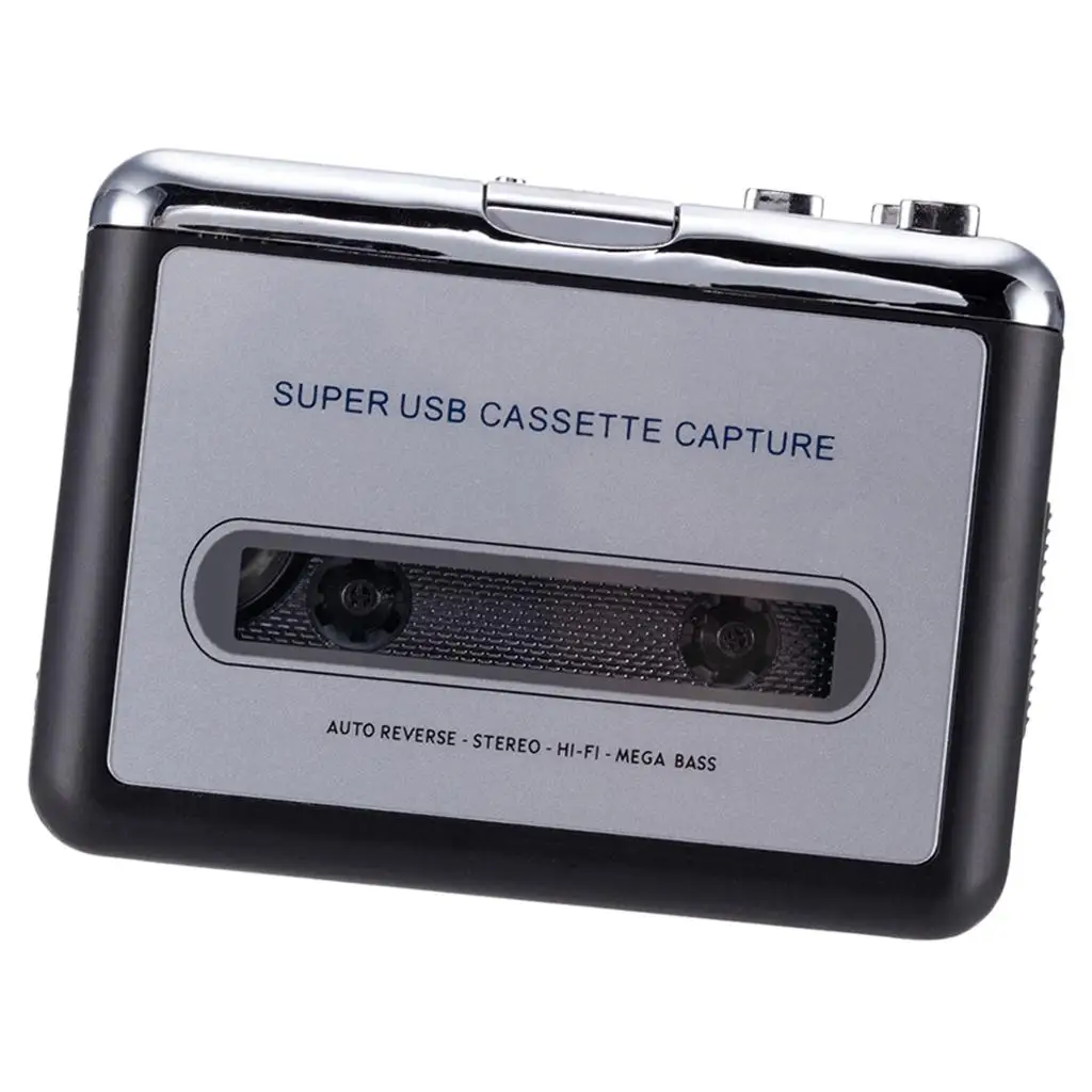 Portable USB Cassette Player Audio Tape-to-mp3 Converter Music Equipment for Home and Computer