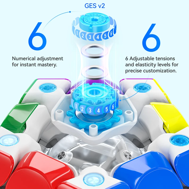 GAN Maglev Megaminx 매직 큐브, 마그네틱 3x3 12 면체 전문 스피드 퍼즐, 12 면 어린이 장난감, 스페셜 큐브 매직