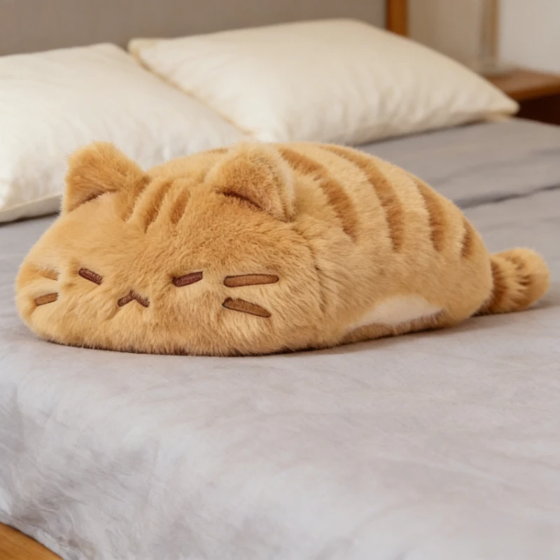 

New Cute Lying Position Cat Plush Toy Soft Stuffed Doll Sleeping Pillow Mini Lovely Plush Doll High Quality Kids Gift Home Decor
