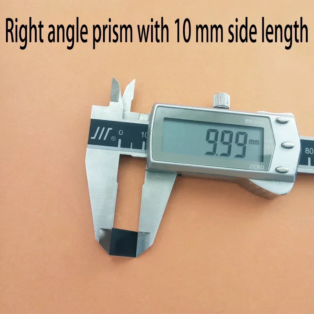 Durable 10Mm Right Angle Internal Reflection Prisma with Aluminized Mirror for Superior Optical Clarity and Stability