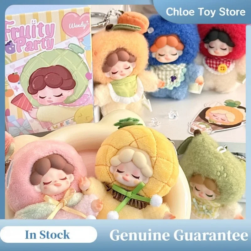 

New Genuin Wendy Fruity Party Series Blind Box Cute Wendy Doll Bag Kawaii Fruity Action Figure Mysetry Box Doll Pandent Gift