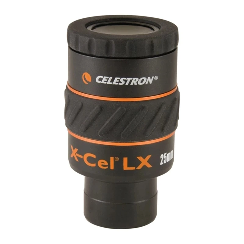 Celestron X-CEL LX 2,3mm 5mm 7mm 9mm 12mm 18mm 25mm ocular 60 grados telescopio gran angular nebulosa ocular planetario 1,25\