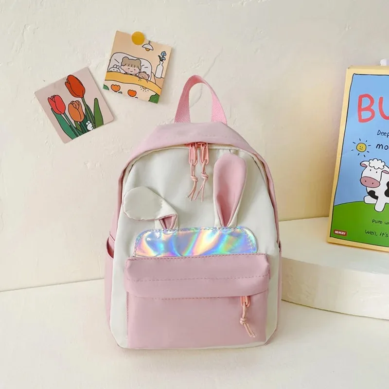 Dumbo Backpack for Baby Girls Boys Kindergarten Rucksack Casual School Bags Travel Rabbit Ears Backpack