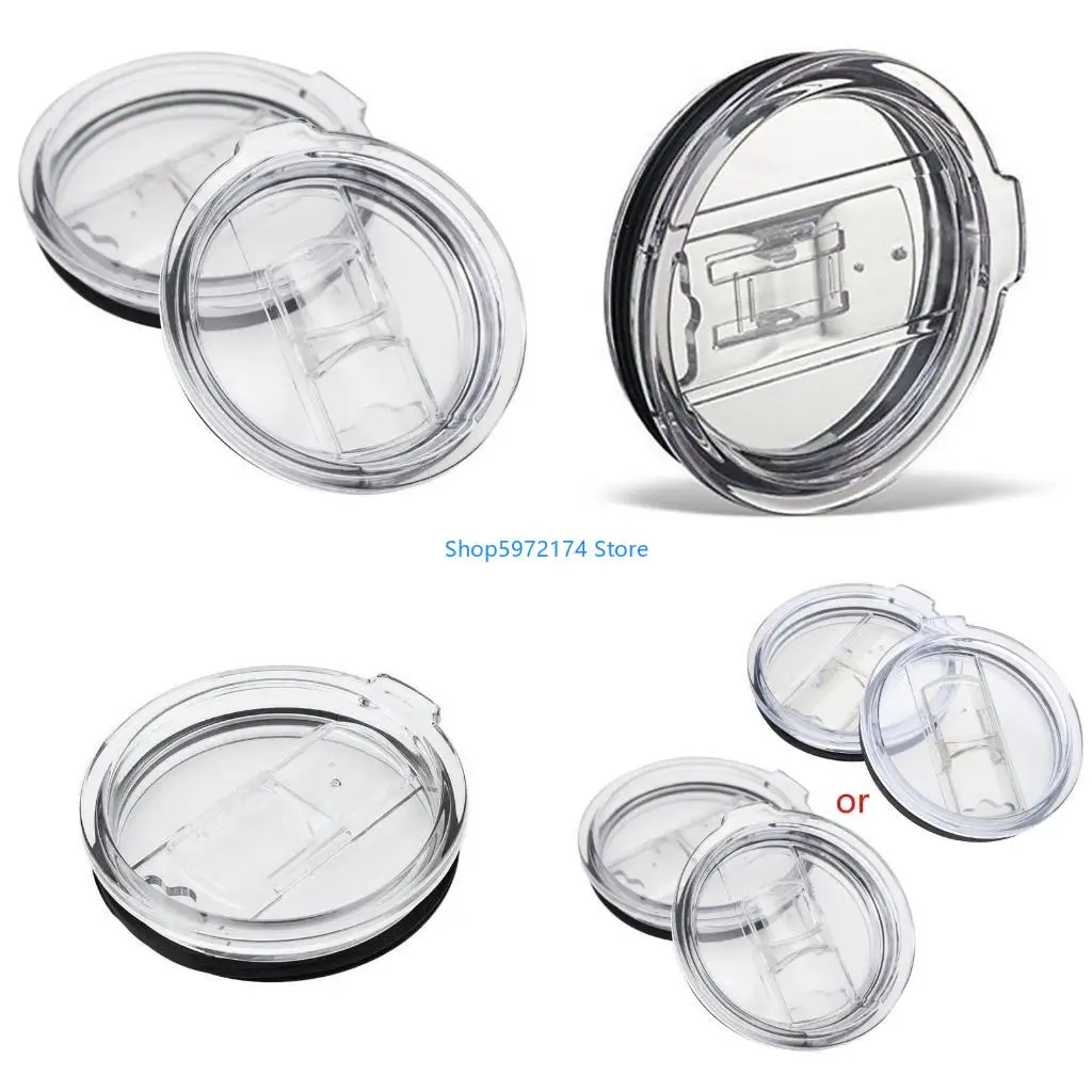 Y3NB Set of 2 20/30 OZ Leak-Proof Water Cup Lid Spill-Proof Travel Replacement Gift