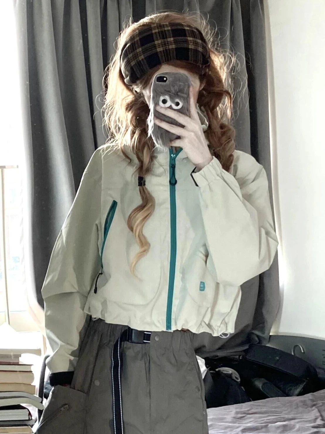 

Short Women's Jacket Coat Spring Autumn NewKorean Style Versatile lNS Small Size WorkwearUtility Jacket Casual Outerwear