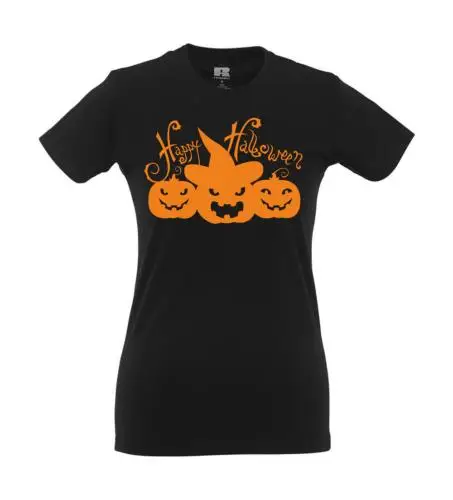 HAPPY HALLOWEEN I Fun I Lustig I Sprüche I Girlie Shirt