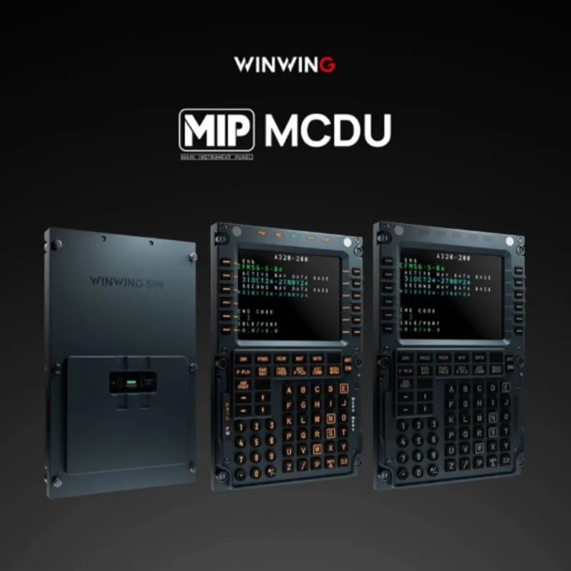 WINWING MCDU フライトシミュレーター用 本体　箱無し美品　動作確認済 WINWING Flight Simulator MCDU Toliss Fenix Flight Control Display