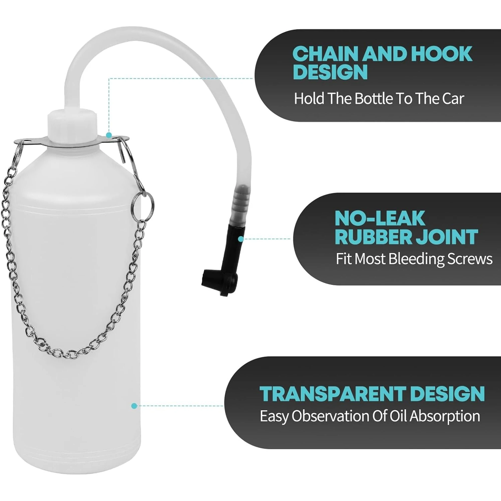 Kit de purga de líquido de frenos Manual para coche, bomba de líquido de presión de freno al vacío de 3L, máquina de descarga de frenos profesional, purgador de frenos neumático