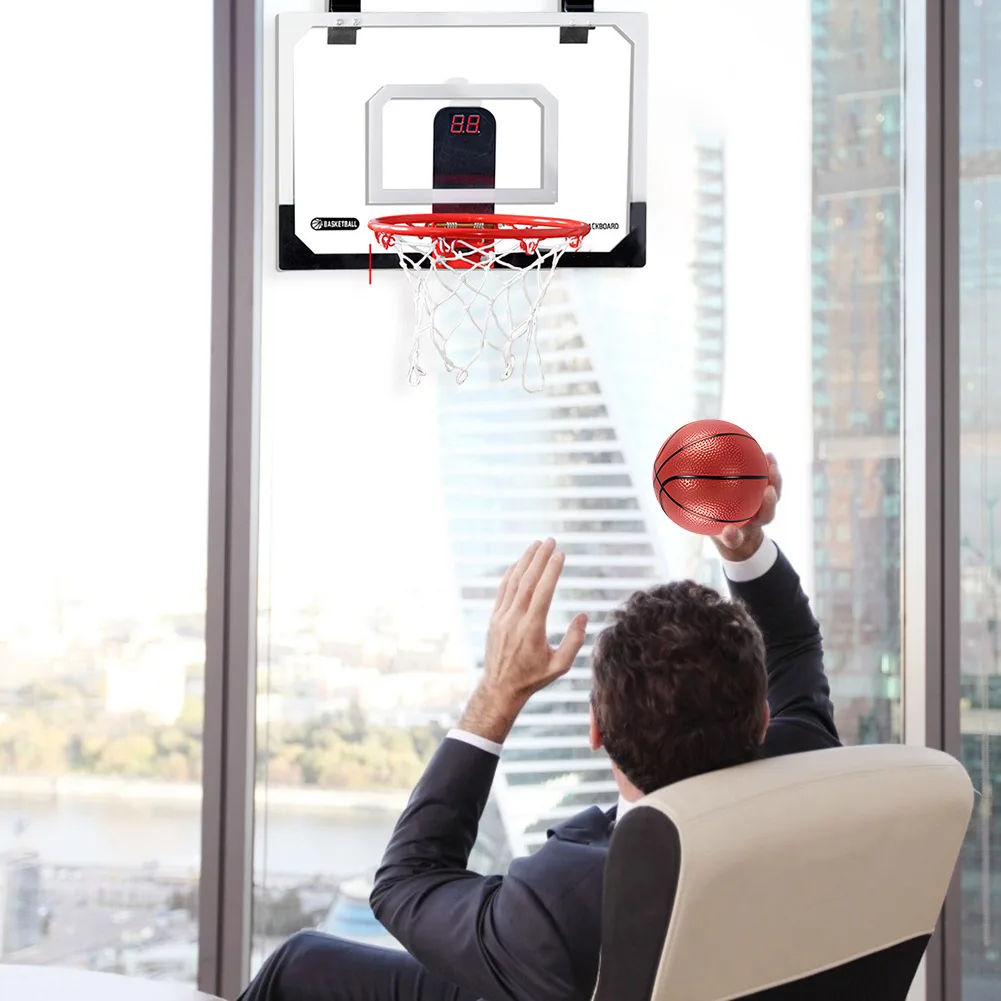 Basketball Hoop Set Basketball Hoop Sports Toy Indoor Basketball Hoop Children Mini Basketball Hoop Gifts for Kids Boys Teens