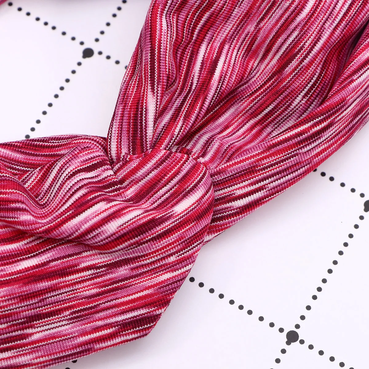 

4Pcs Stylish Elastic Headbands Sweat Absorbing Hair Bands for Sports Yoga Fitness Purple Red Dark Red