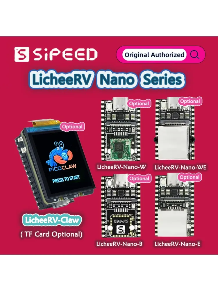 Sipeed LicheeRV Nano /LicheeRV-Nano Claw Opcjonalny 1.54 LCD PicoClaw Desktop Buddy SG2002 WIFI6 Ethernet AI Visual RISCV — zdjęcie produktu 7