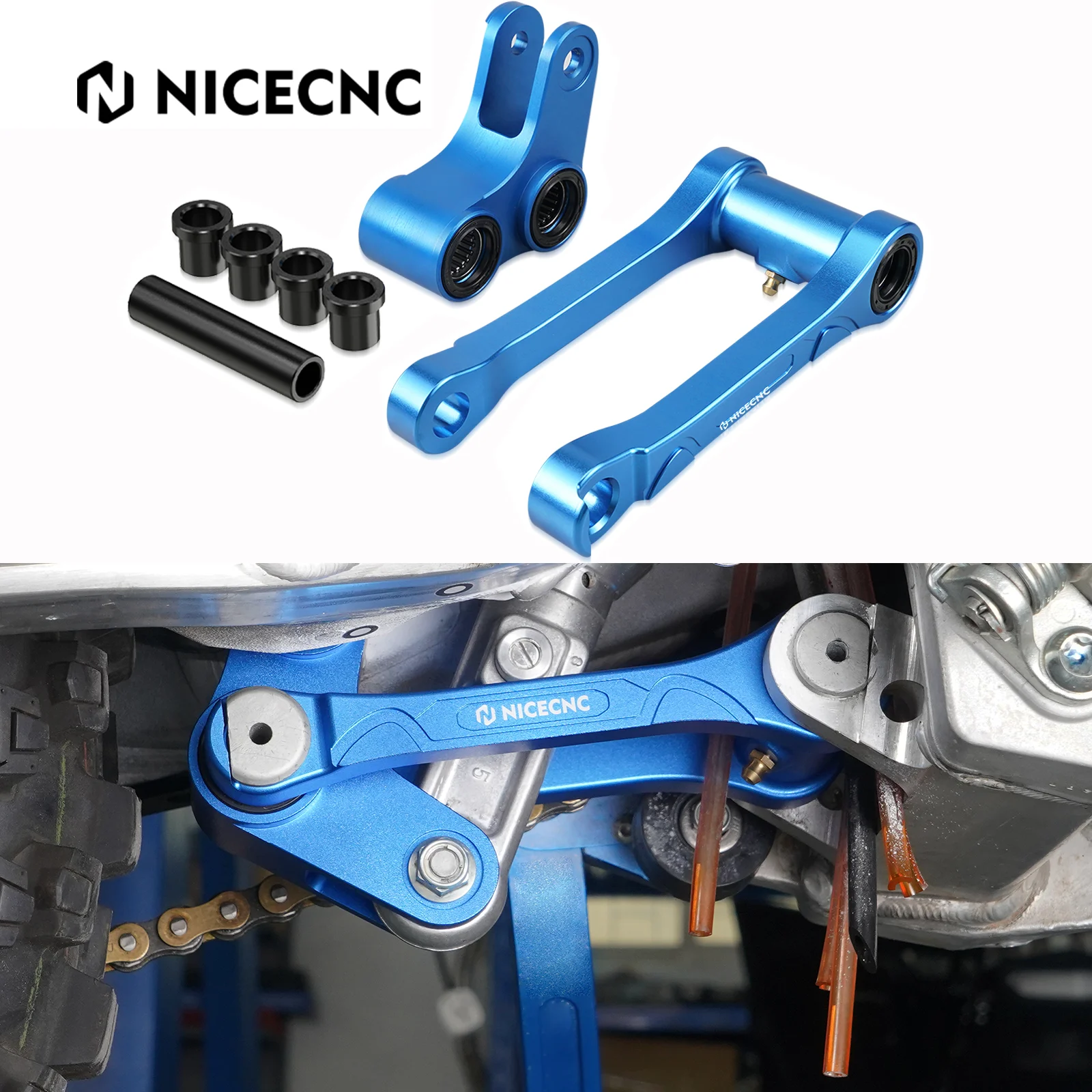 

NiceCNC Motorcycle 1.5" Lowering Link Kit For Yamaha YZ250 2006-2024 2022 YZ125 YZ125X YZ250X WR250F WR450F YZ 125 125X 250 250X