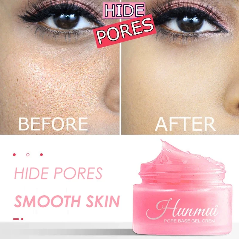 Hunmui Face Primer Pore Base Gel Cream Magical Perfecting Base Face Primer Under Foundation Invisible Pore Makeup Primer Cream