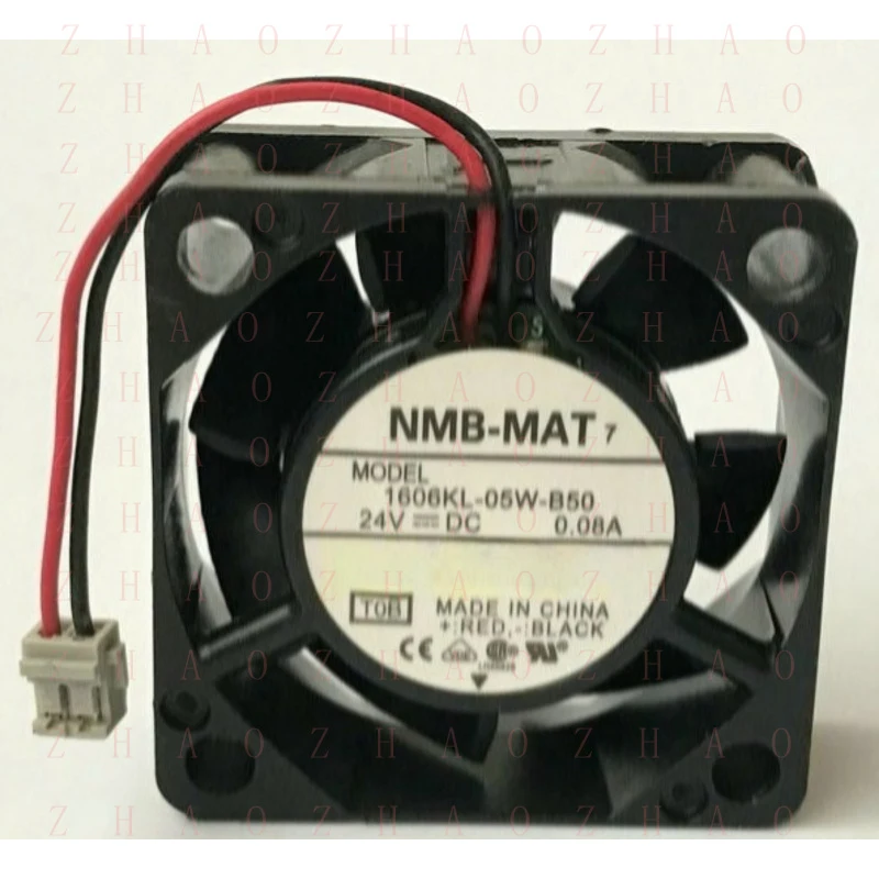 L+ 1PCS for NMB 24V DC 1606KL-05W-B50 MODEL Cooling Fan 2 line 40*15MM 2pin 0.08A