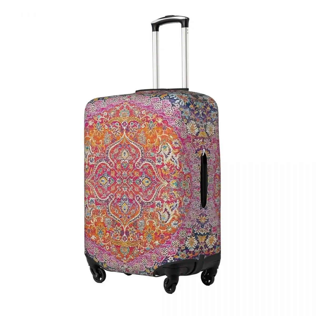 Oriental Rug Print Luggage Protective Dust Covers Elastic Waterproof 18-32inch Suitcase Cover Travel Accessories