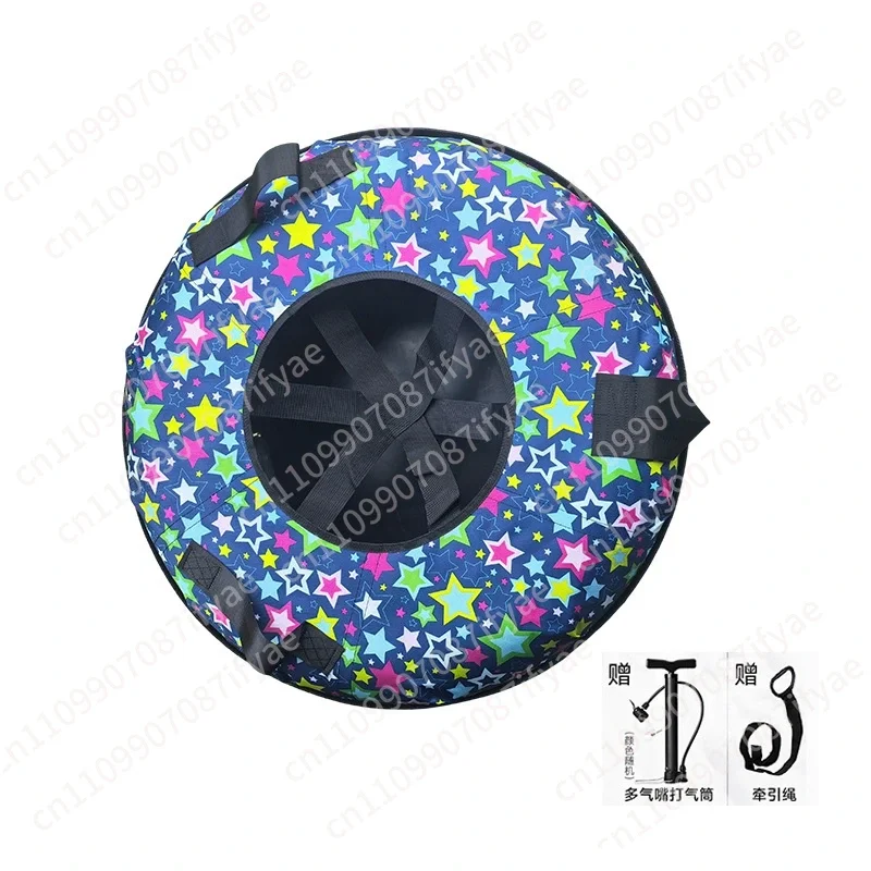 

Thickened Rainbow Slide Circle Ski Wheel Inflatable Tire