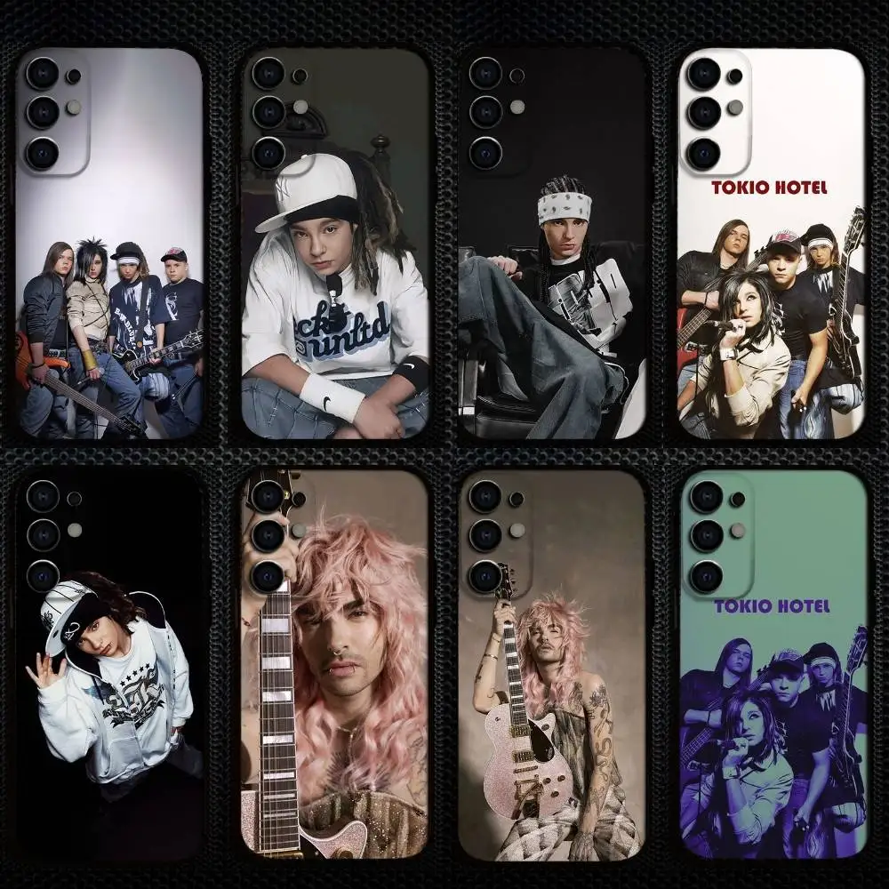 Tom Bill Kaulitz Tokio Hotel Phone Case For Samsung S25,S24,S23,S22,S21,S20,Plus,Fe,Lite,Others Black Cover