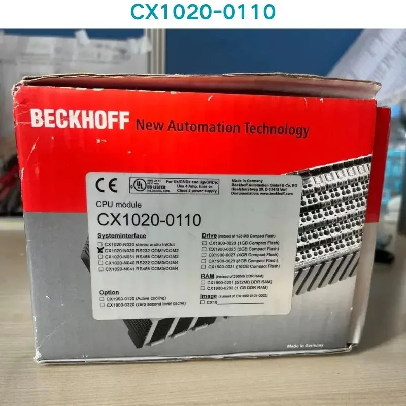 

Новый ПЛК Beckhoff CX1020-0110