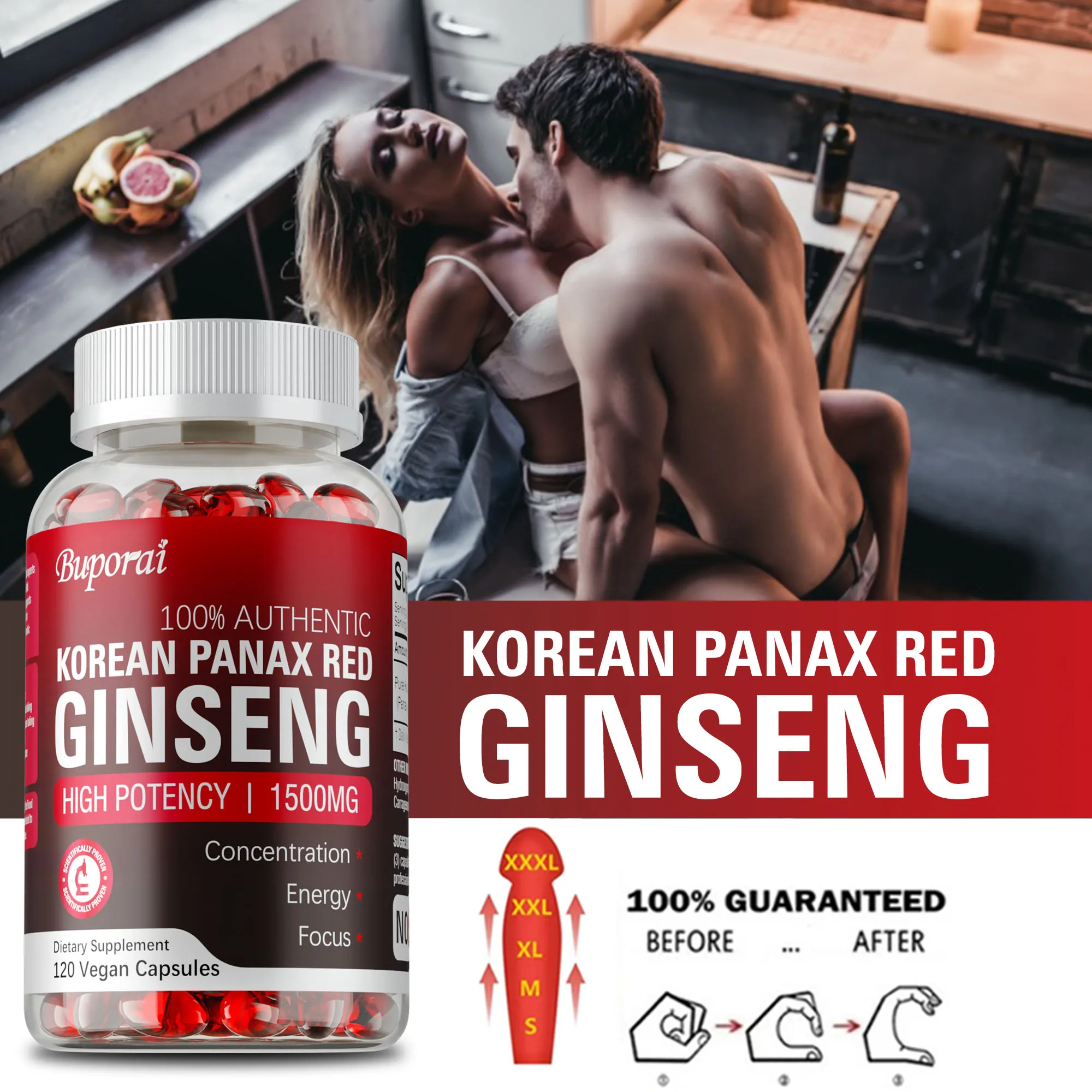 

Korean Red Panax Ginseng Supplement - Supply Natural muscle, support Endurance