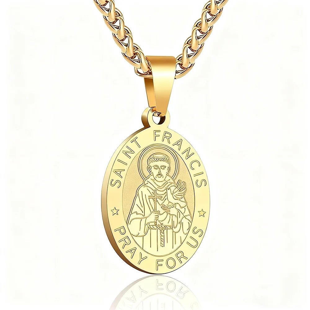 Hip-Hop-Herren-Halskette mit quadratischem braunem Edelsteinanhänger, Vintage-Schmuck aus Edelstahl, modische Damen-Halskette, Accessoires – Detail 6