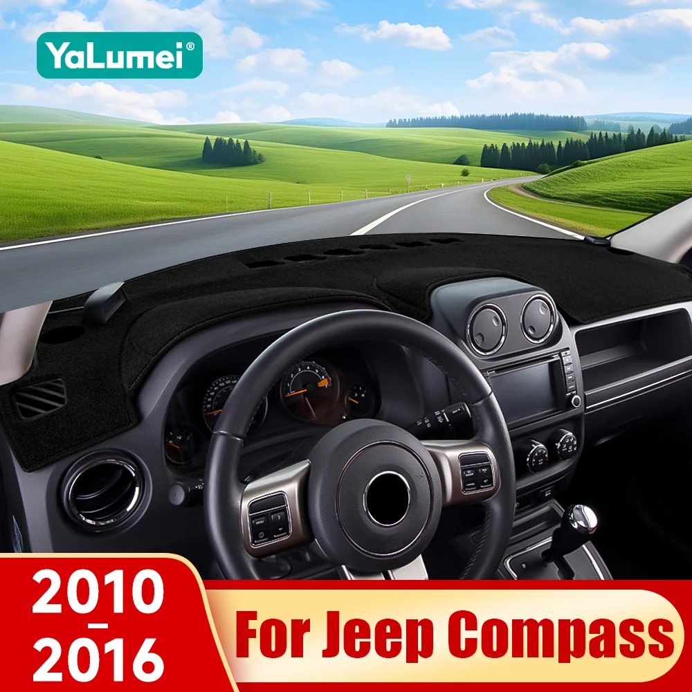 

For Jeep Compass 2011 2012 2013 2014 2015 2016 Car Dashboard Sun Shade Cover Instrument Desk Non-slip Pad Accessories