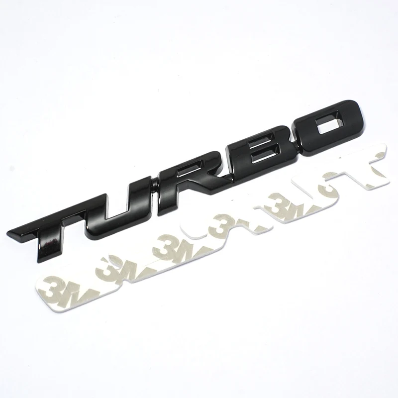 TURBO Metal Car Sticker Styling Body Emblem 3D Decal for Fiat abarth 500 stilo ducato palio bravo doblo