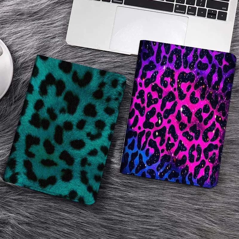 

Color Art Leopard Print Gift For Huawei MediaPad T5 T10s M6 M5Lite SE Honor Tab 5 6 7 V7 V8 X8a X9a Pro Soft Tablet Case