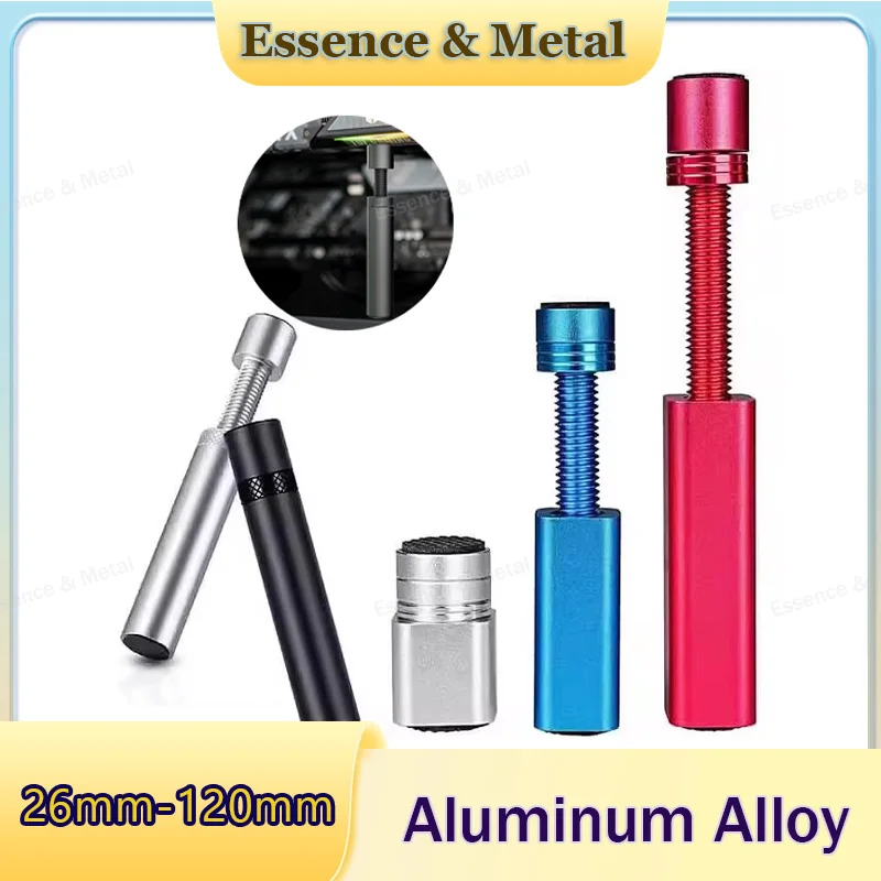 4Pcs Graphics Card GPU Support Frame Aluminum Alloy 26-120mm Graphics Card Bracket Computer PC Case Mounting Bracket Accessories